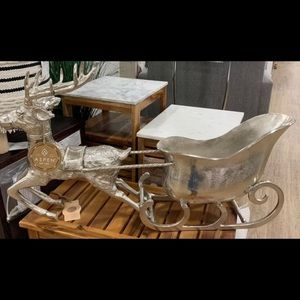 Aspen Reindeer Sleigh metal